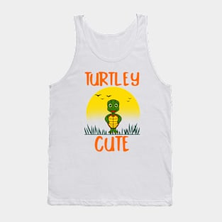 TURTLEY Cute Turtle Tank Top